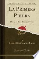 libro La Primera Piedra