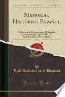 libro Memorial Histórico Español, Vol. 2