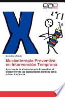 libro Musicoterapia Preventiva En Intervención Temprana
