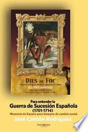 libro Para Entender La Guerra De Sucesión Española (1701 1714)