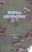 libro Poesia Argentina   1940/1960