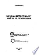 libro Reformas Estructurales Y Política De Estabilización