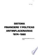 libro Sistema Financiero Y Políticas Antiinflacionarias, 1974 1980