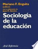 libro Sociología De La Educación