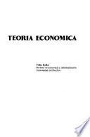 libro Teoría Económica