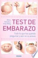 libro Test De Embarazo