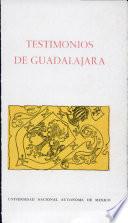 libro Testimonios De Guadalajara
