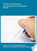 libro Uf2120   Diseño De Encuestas Y Cuestionarios De Investigación