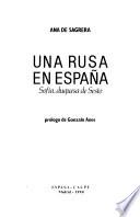 libro Una Rusa En España