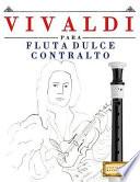 libro Vivaldi Para Flauta Dulce Contralto