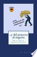 libro Y Del Proyecto Al Negocio