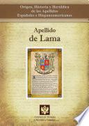 libro Apellido De Lama