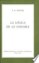 libro La Lógica De Lo Inefable