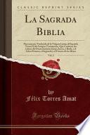 libro La Sagrada Biblia, Vol. 2